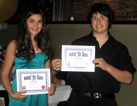 student awrads at graduation